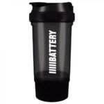 BATTERY SHAKER PLUS 550ml, CRNI - Slika 2